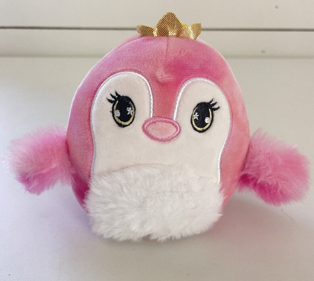 Squishmallow 5” Pink Penguin Princess Bird Scented Mystery Squad 2021 Bag Plush